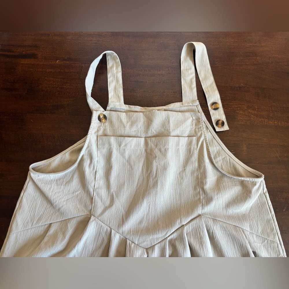 Jumpsuit - Women’s Tan, Full Length, Wide Leg, Jumpsuit. Size 2X - Picture 5 of 8